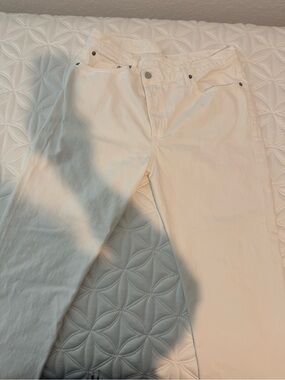 AGOLDE white jeans